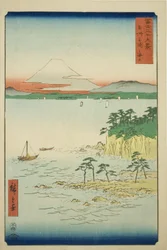 The Sea at Miura in Sagami Province, from the series 