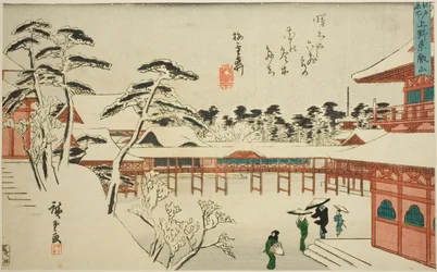 Toeizan Temple at Ueno, from the Series "Famous Places in Edo"
