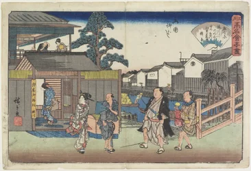 Umegawa at Yanagibashi in Ryogoku, c. 1835-1842