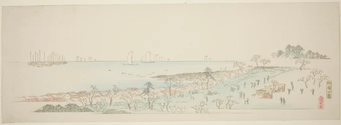 View of Goten Hill, from the series "Thirteen Views of the Environs of Edo"