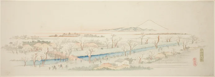 View of Koganei, from an Untitled Series of Famous Views of the Edo Suburbs