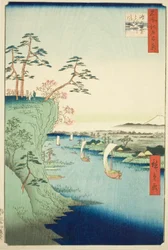 View of Konodai and the Tone River, from the Series 