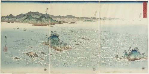 View of the Whirlpools in Awa Province