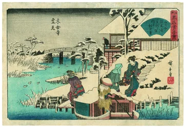 Viewing Snow at the Temple Mokubōji: the Uekiya Restaurant