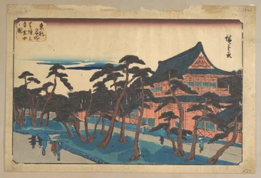 Zōjō-ji Temple at Shiba in Snow