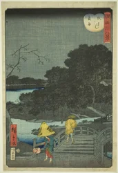 Night Rain at Makura Bridge, from 