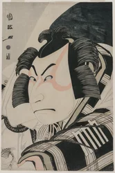 Nakamura Nakazo II as Matsuomaru in the Carriage-Stopping Scene, 1796