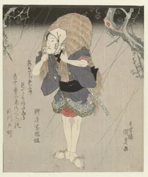 Man in Raincoat of Straw