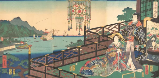 Mitsuuji in the Maruyama Pleasure District of Nagasaki