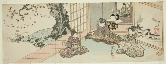 Ladies Playing Instruments