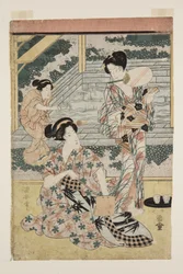 Ladies at Hot spring