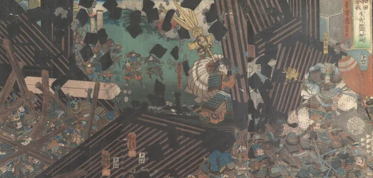 Album of Fifteen Triptychs of Famous Battlescenes
