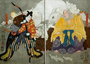 Bando Hikosaburo III as Ghost of the Minister of the Left