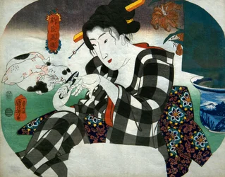 Cutting her nails Series The Universe of Women, c.1843-44