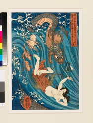 Tamatori Ama Recovers the Stolen Jewel from the Dragons