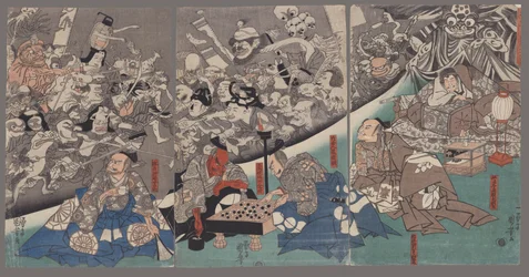 The Earth Spider Generates Monsters at the Mansion of Lord Minamoto Yorimitsu