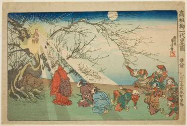 The Star Descends on Echi on the Thirteenth Night of the Ninth Month, from the series 