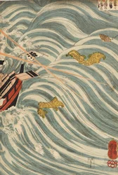 The Taira Ghosts Attacking Yoshitsune’s Ship