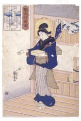 Woman With Box Of Seeds