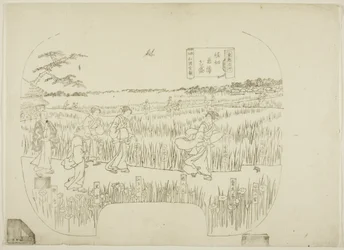 Key block for a print from the series "Toto meisho" (Famous Views of the Eastern Capital)