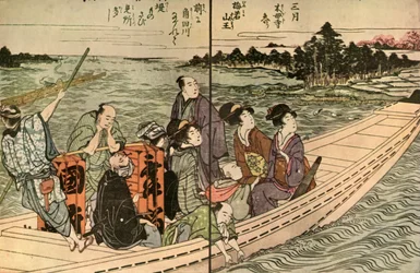 People Travelling in a Boat