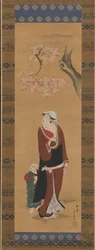 Woman and Child under a Cherry Tree, late 18th-early 19th century