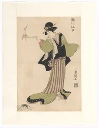 Segawa Senjo in the Role of Nurse Masaoka
