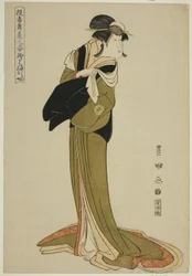 Hamamuraya: Segawa Kikunojo III, from the series "Portraits of Actors on Stage"