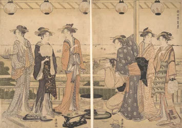 The Four Seasons in Southern Edo: A Summer Scene