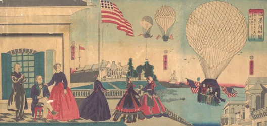 American Balloon Ascension Amerikakoku