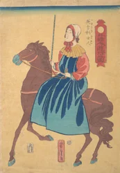 English Woman on Horseback