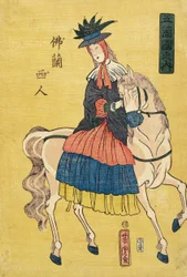 French Lady on Horseback