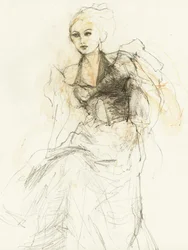 Elegant Fashion Sketch