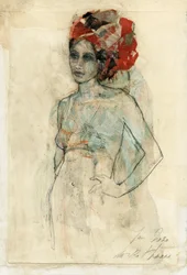 Elegant Turban Woman