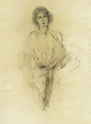 Pensive Woman Sketch