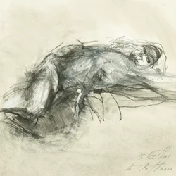 Reclining Charcoal Nude