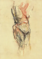 Red Nude Study