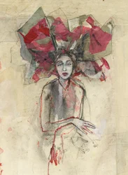 Woman with Red Headdress