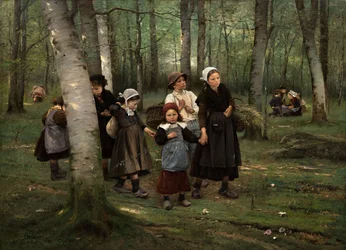Children in the woods