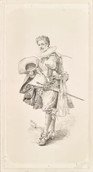 Gentleman in Renaissance Costume and Ruff