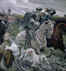 Peter II and the Tsarevna Elizabeth Hunting