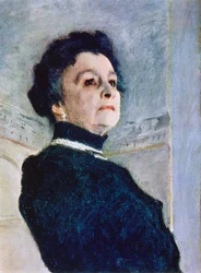 Portrait of Maria Nikolayevna Yermolova (detail), 1905