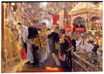 The Coronation of Emperor Nicholas II in the Assumption Cathedral