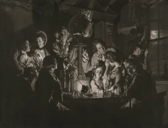 A Philosopher Showing an Experiment on the Air Pump