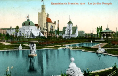 The French Garden, Universal Exhibition, Brussels, Belgium