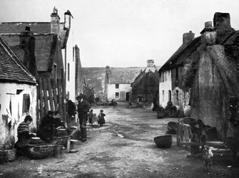 In the fishertown, Cromarty, Scotland