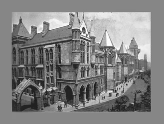The New Law Courts, London, c. 1900