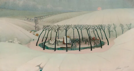 A Farm in a Valley, c.1916