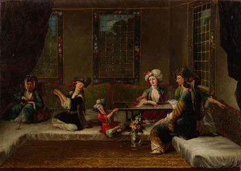 Women Embroidering