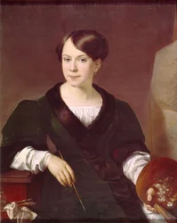 Portrait of the painter Lyubov Borozdna-Stromilova 1813-1894